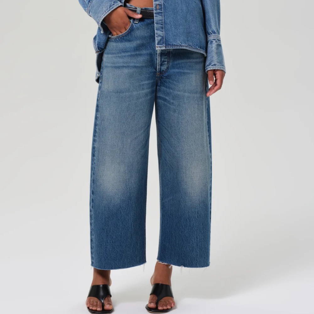 Citizens Of Humanity Ayla cropped raw hem